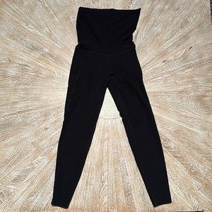 COPY - Beyond Yoga Beyond the Bump pocket maternity legging space dye black sma…